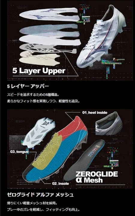 Immediate shipping Mizuno Soccer Spikes Alpha α PRO MIZUNO P1GA246450