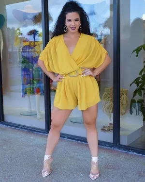 It About You Mustard Romper