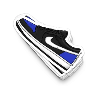 Jordan 1 Low "Game Royal Toe" Sneaker Sticker