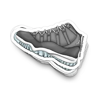 Jordan 11 "Cool Grey" Sneaker Sticker