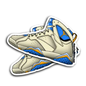 Jordan 7 "Pacific Blue" Sneaker Sticker