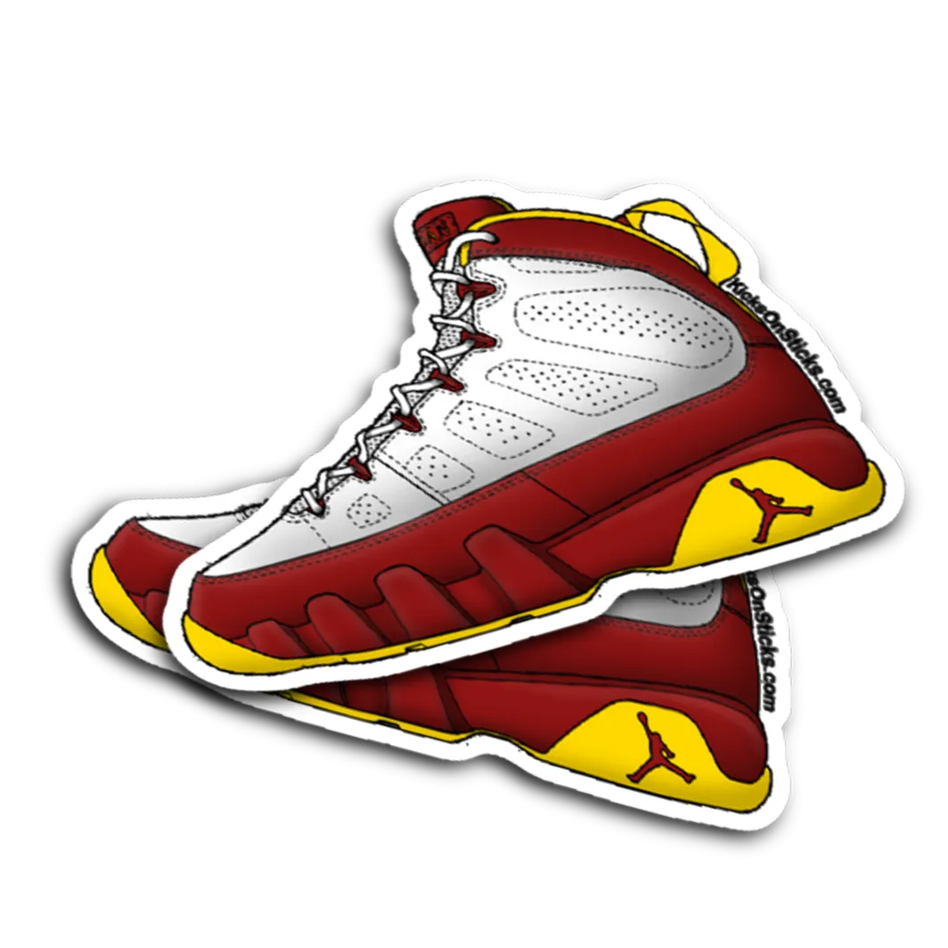 Jordan 9 "Bentley Ellis" Sneaker Sticker