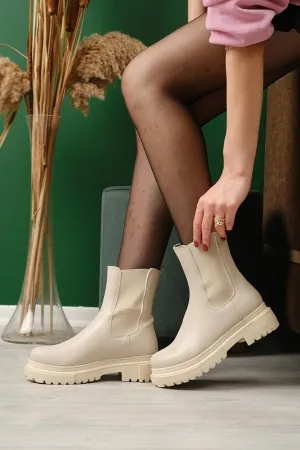 Keanna Elastic Thick Sole Women's Boots
