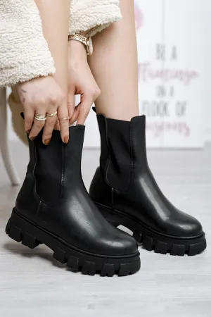 Keanna Elastic Thick Sole Women's Boots
