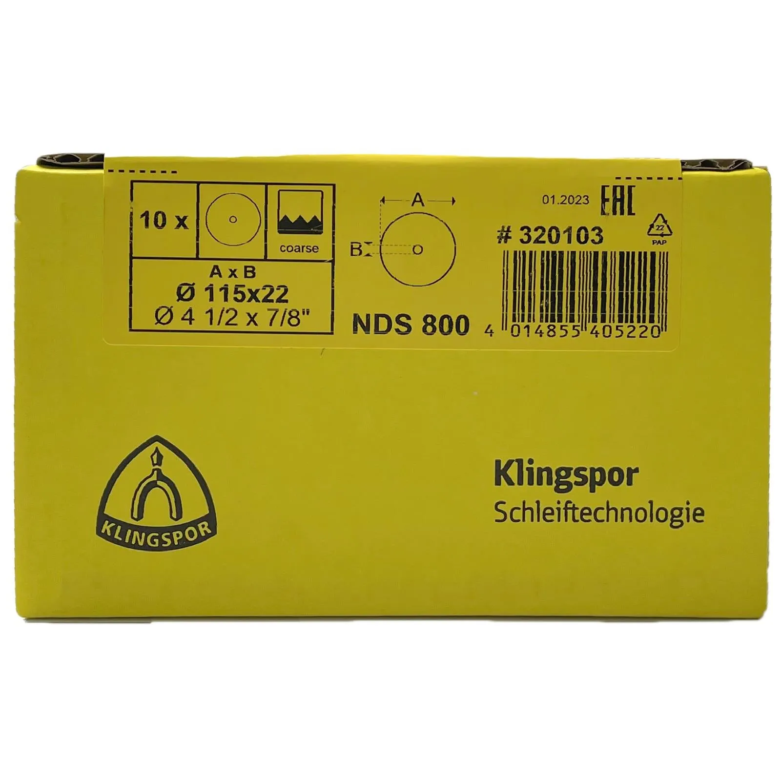 Klingspor Non Woven Web Discs for Metals Stainless Steel Like Scotch Brite 115mm