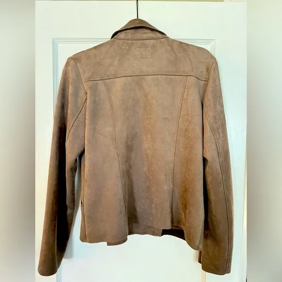 KUT From the Kloth Faux Suede Moto Jacket