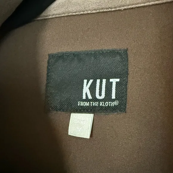 KUT From the Kloth Faux Suede Moto Jacket