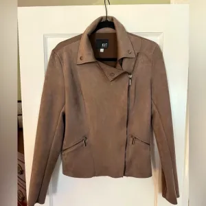 KUT From the Kloth Faux Suede Moto Jacket