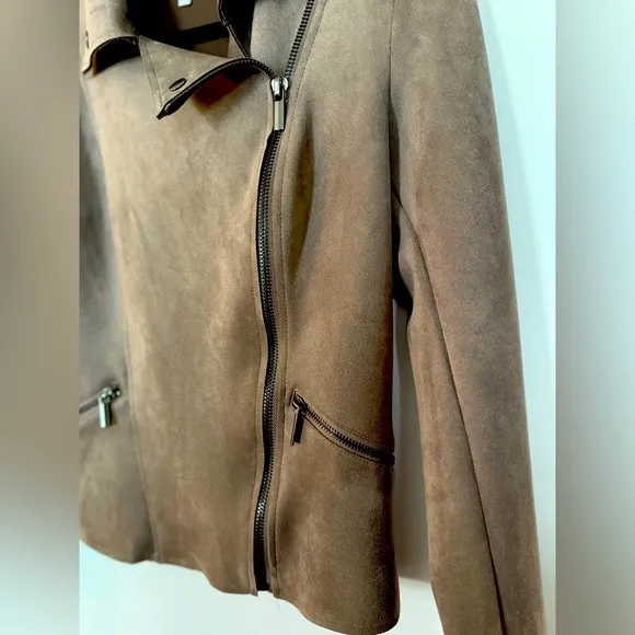 KUT From the Kloth Faux Suede Moto Jacket