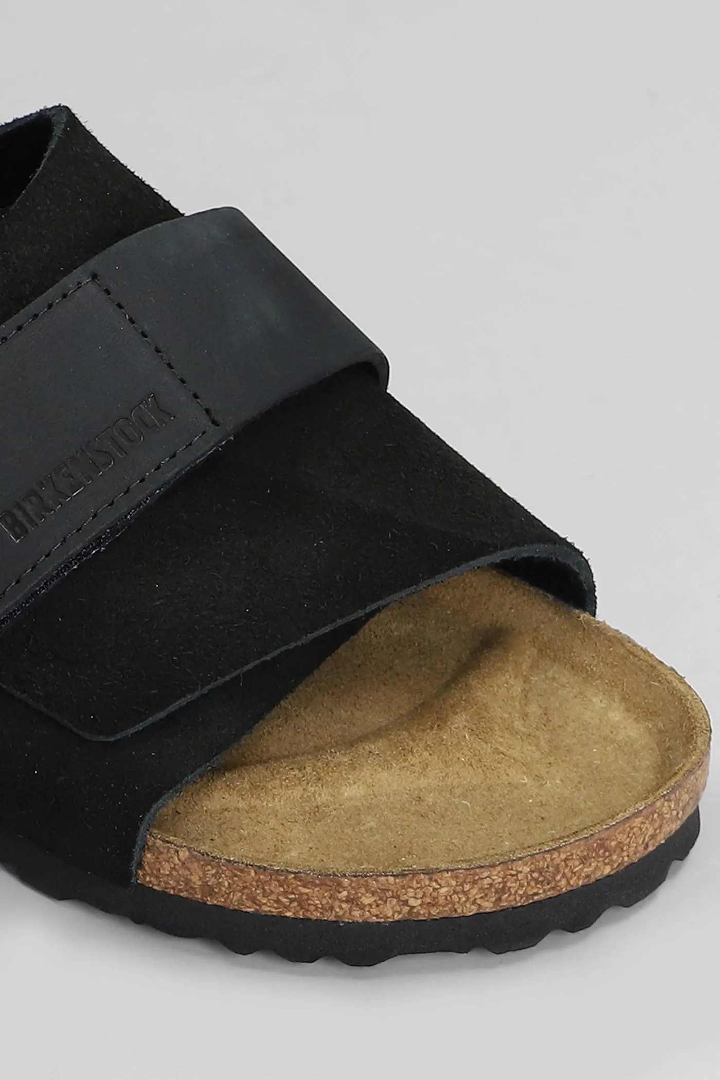 Kyoto Flats in black suede