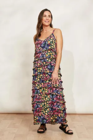 La Mer Frill Maxi Dress - Blume