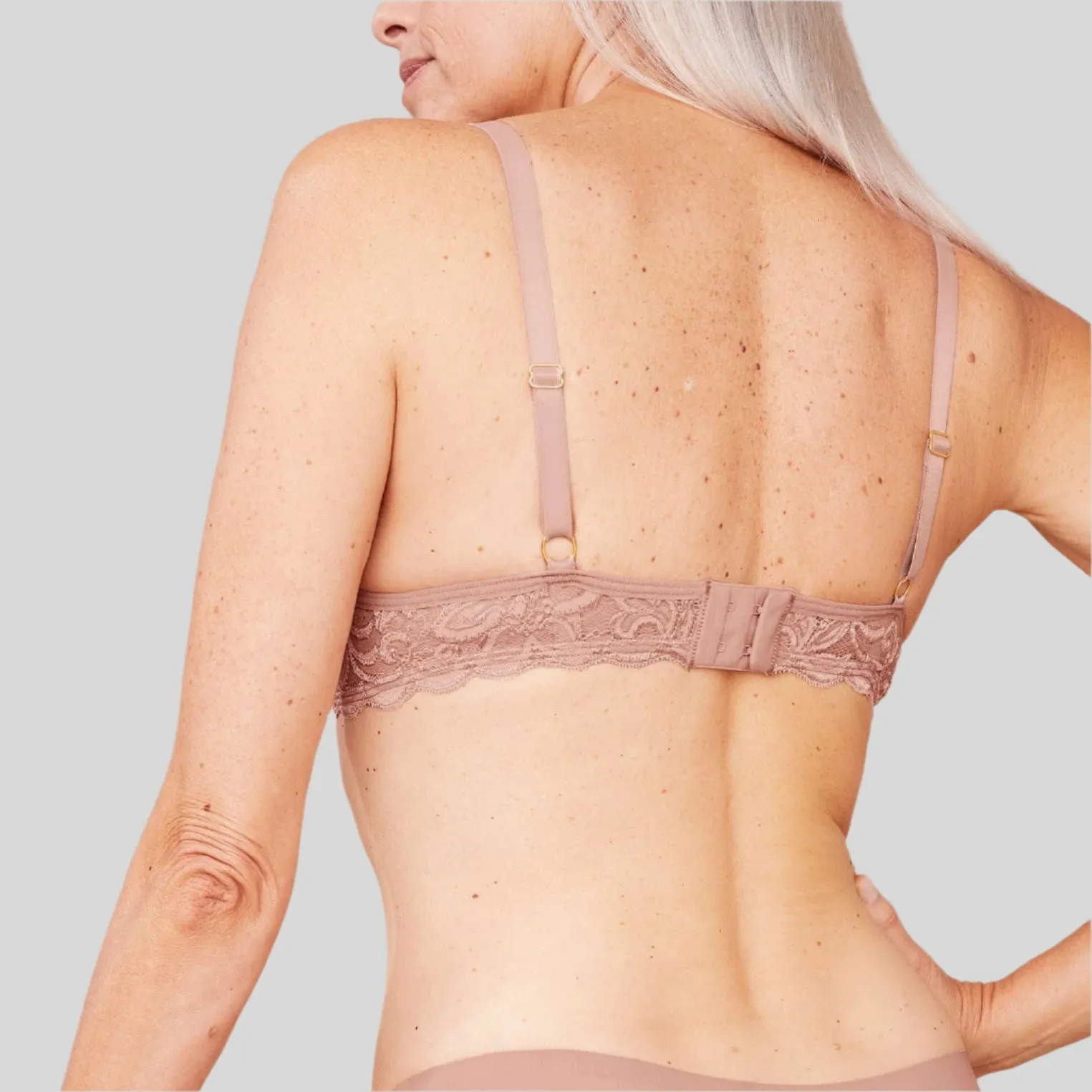 Laidback Lace Bra Sienna Rose