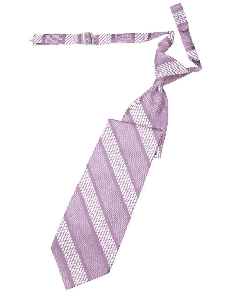 Lavender Venetian Stripe Necktie