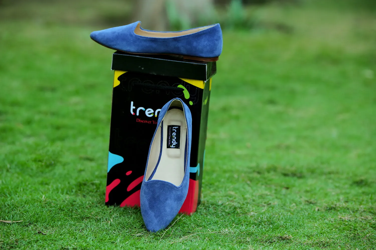 Leather Suede Pumps Design RZ802