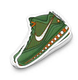 Lebron 7 "FAMU Green" Sneaker Sticker