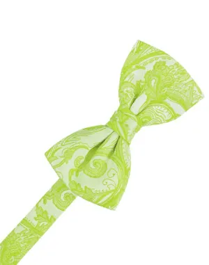 Lime Tapestry Kids Bow Tie
