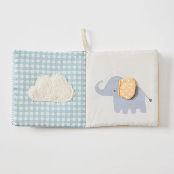 Lion & Safari Friends Crinkle Plush Play Book