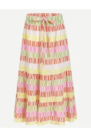 Livro Market Skirt, Sherbert Stripes