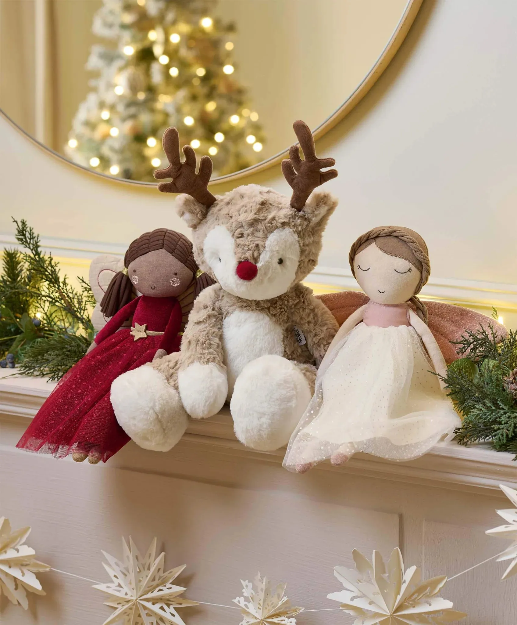 Mamas & Papas Reindeer Soft Christmas Toy