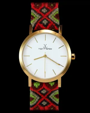 MAYA WOOL RED WOVEN