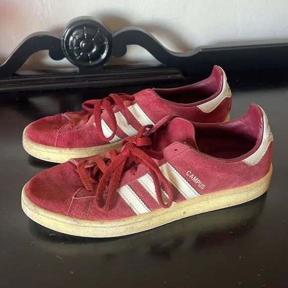 Men 9.5 US  Adidas Originals Campus Leather Suede Bur Dy Bz0087