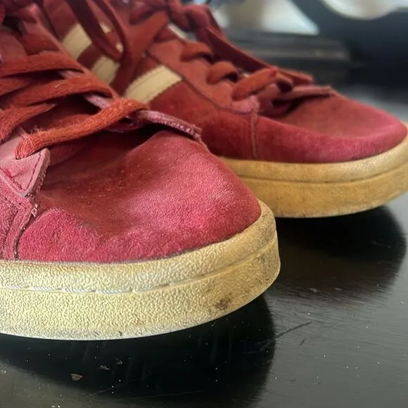 Men 9.5 US  Adidas Originals Campus Leather Suede Bur Dy Bz0087