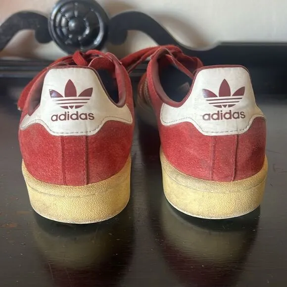 Men 9.5 US  Adidas Originals Campus Leather Suede Bur Dy Bz0087