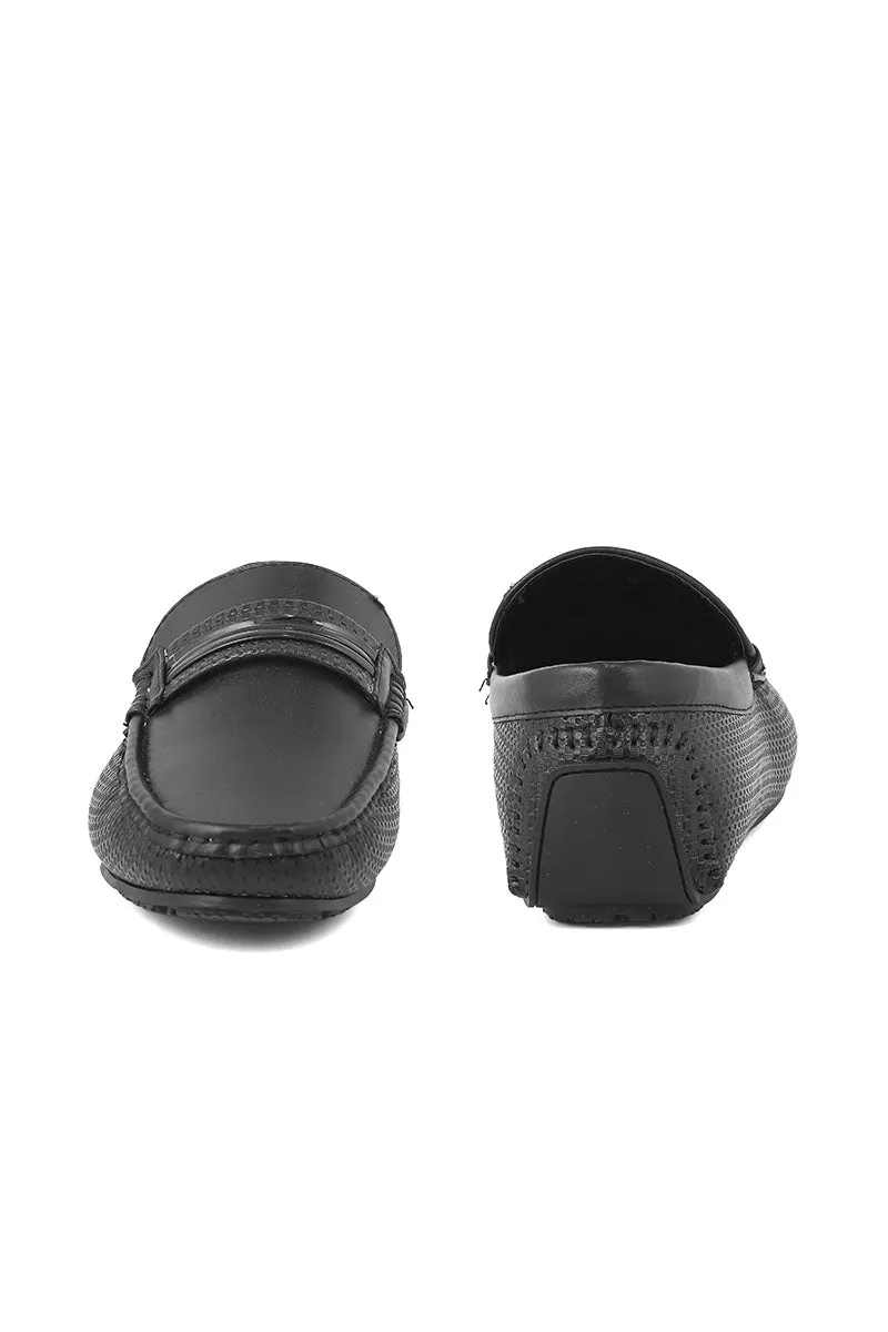 Men Casual Driving Mocs M26069-Black