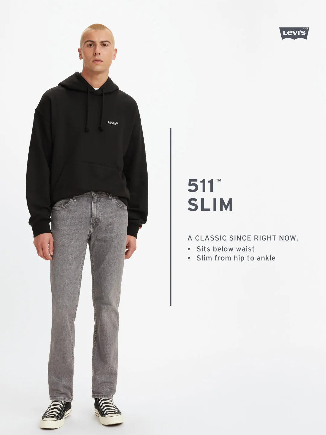 Men's 511 Brown Slim Fit Chinos