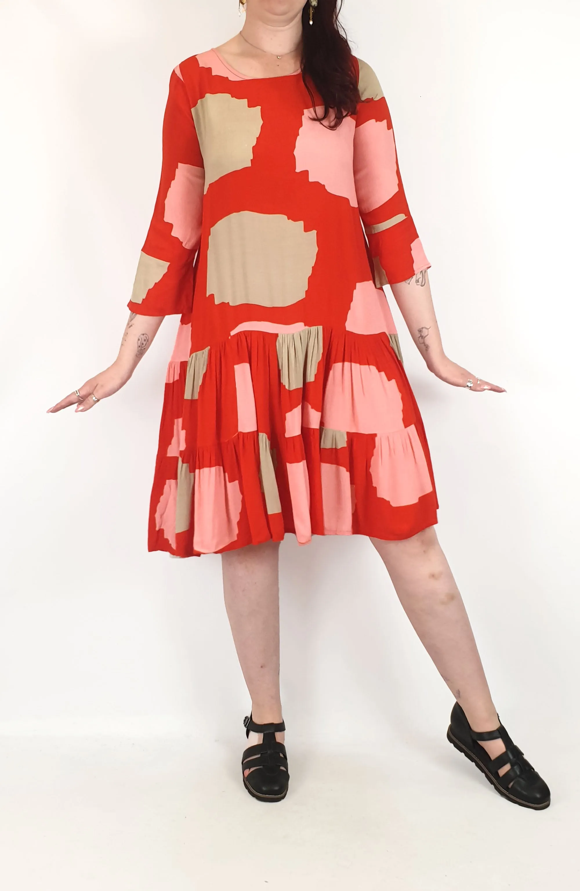 Mister Zimi red print dress size 12