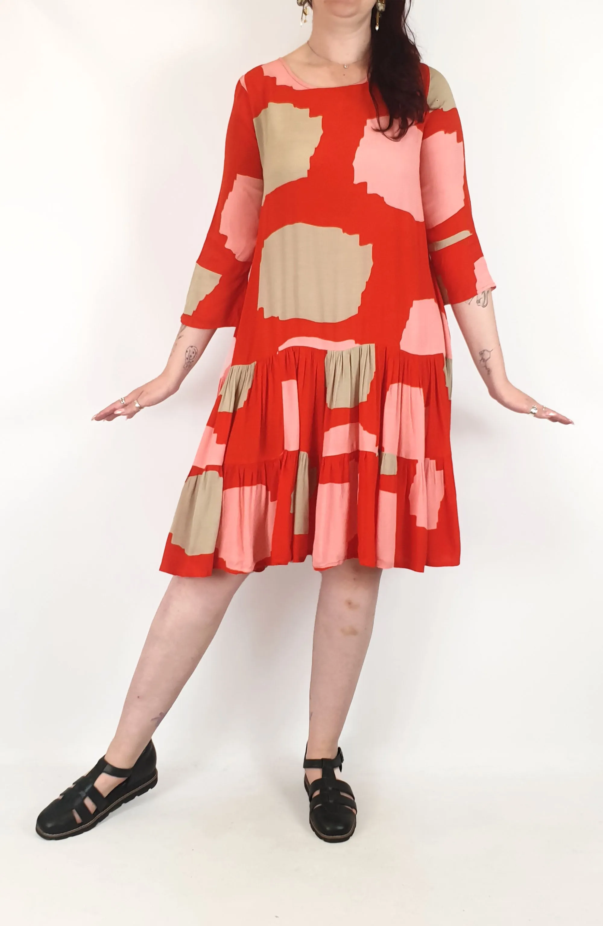 Mister Zimi red print dress size 12