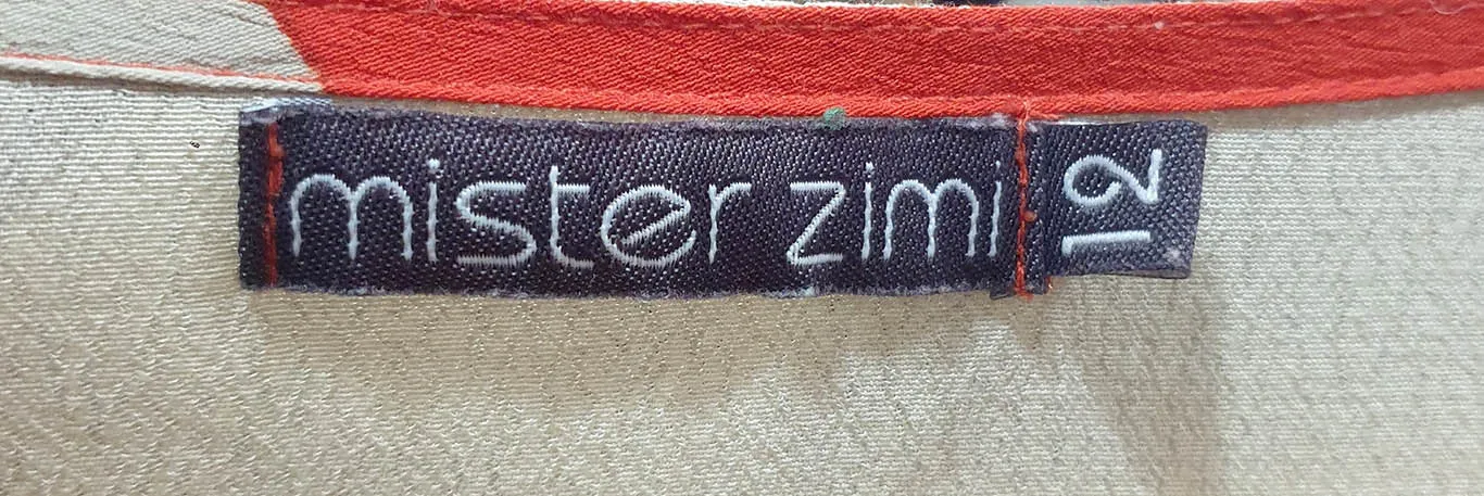 Mister Zimi red print dress size 12