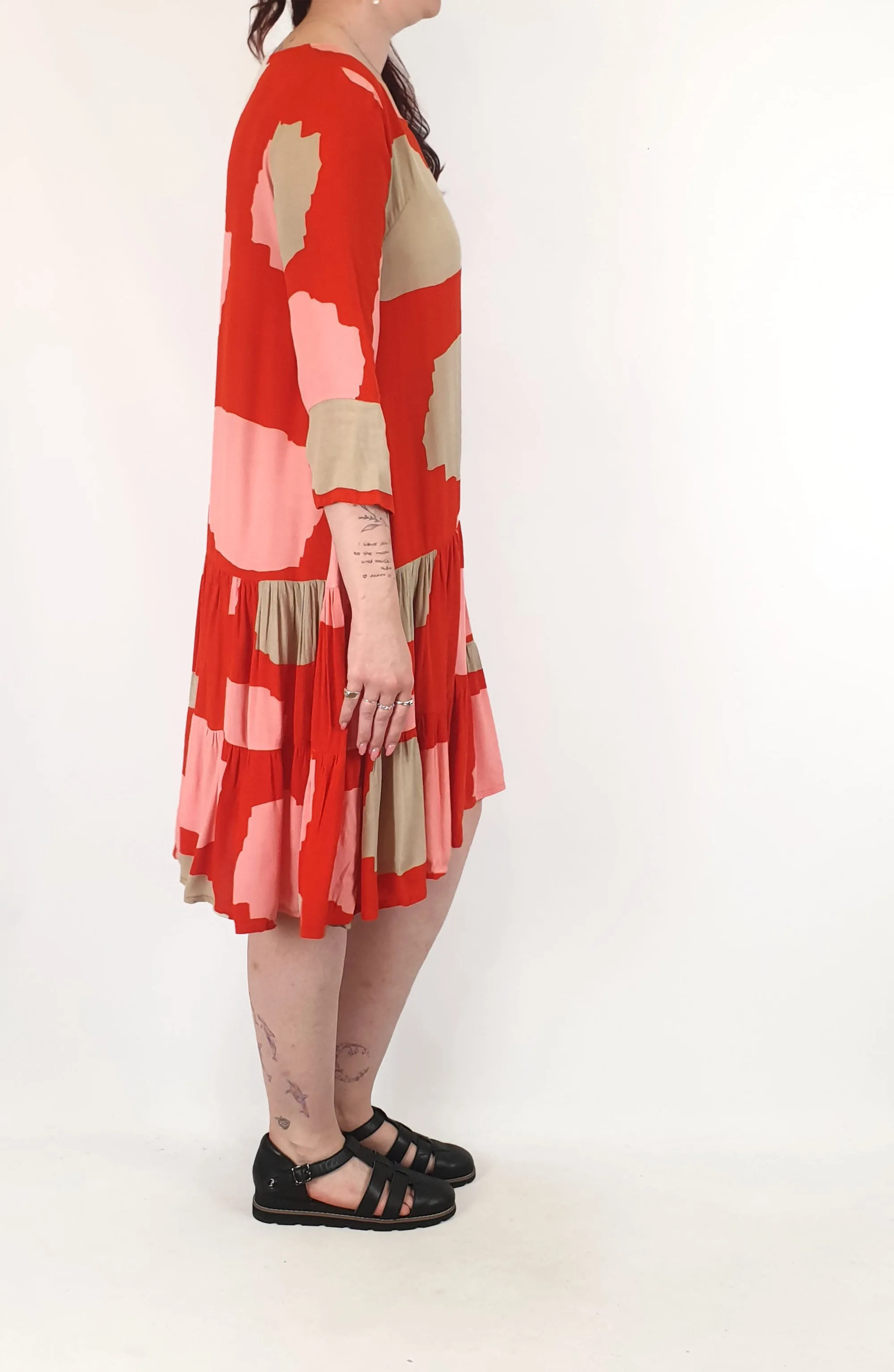 Mister Zimi red print dress size 12