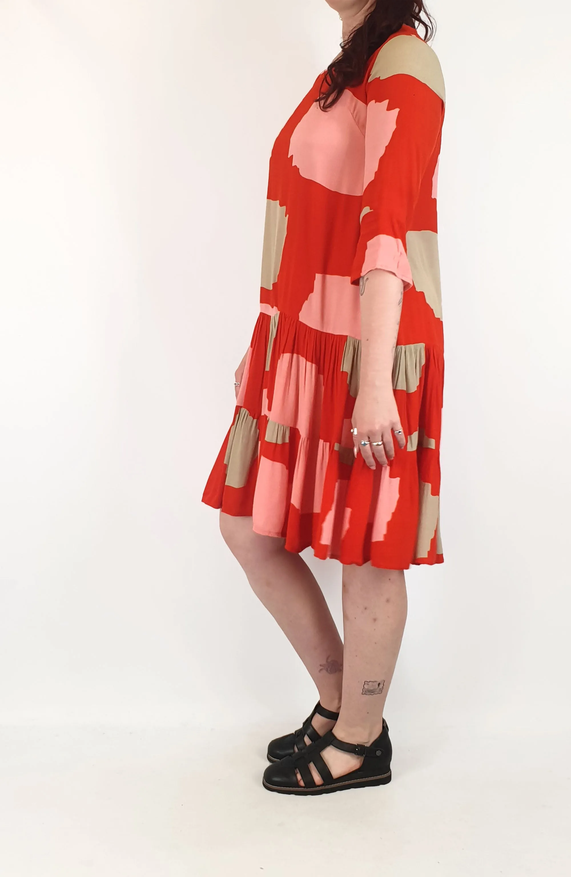 Mister Zimi red print dress size 12