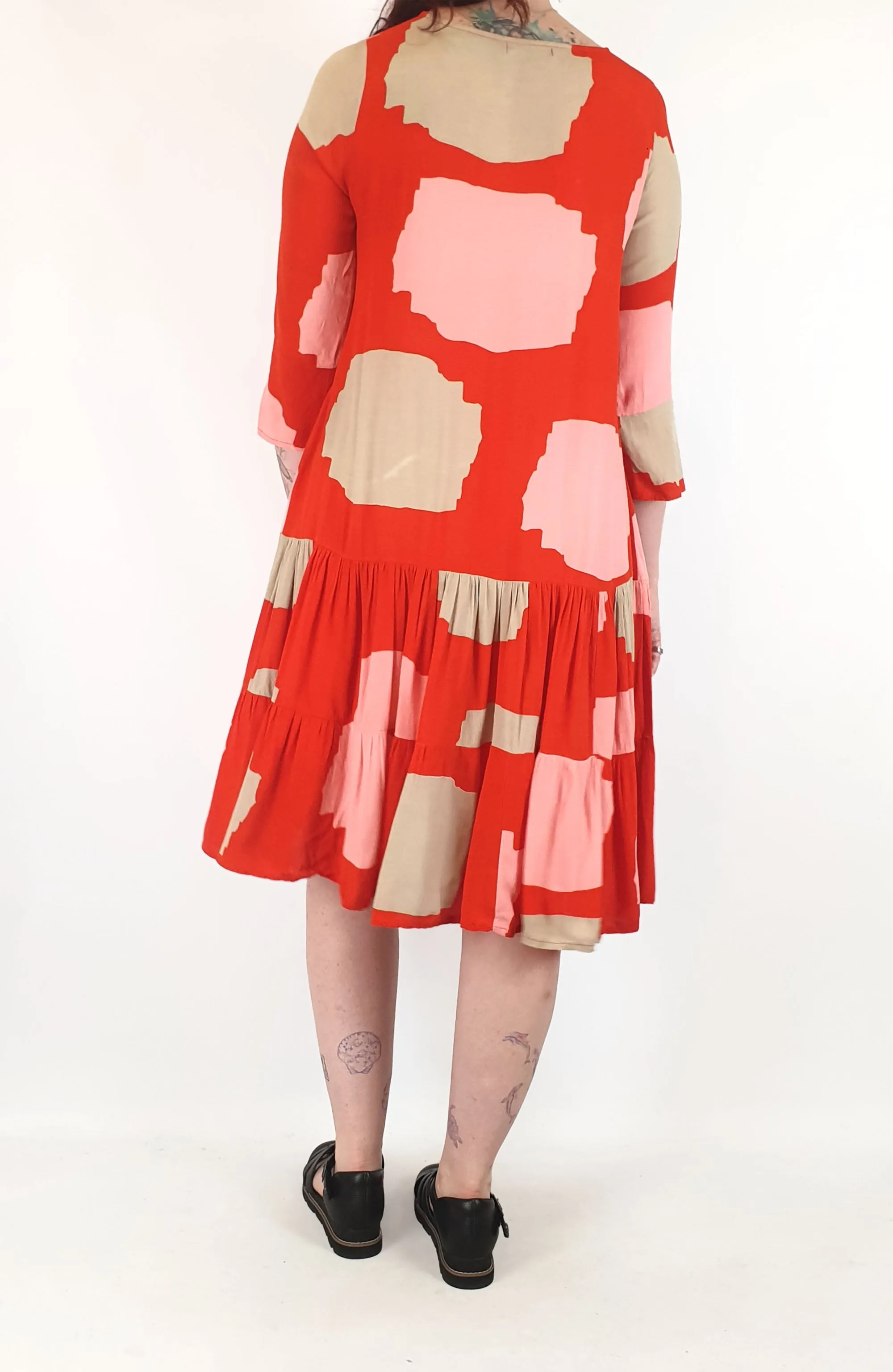 Mister Zimi red print dress size 12
