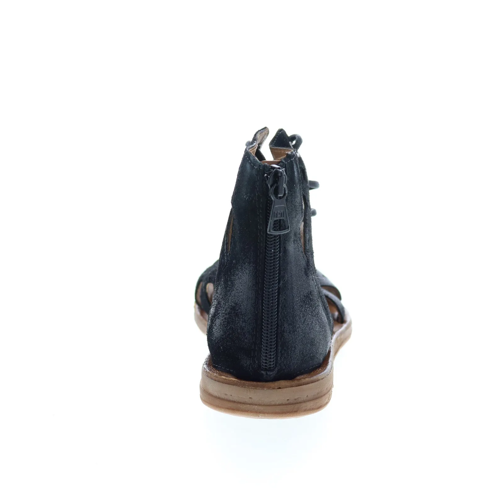 Miz Mooz Florence 279012 Womens Black Suede Gladiator Sandals Shoes