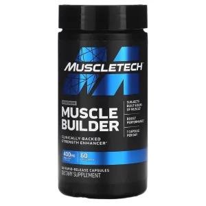 MuscleTech Platinum Muscle Builder 60 Rapid-Release Capsules EXP 8 Jan 2027