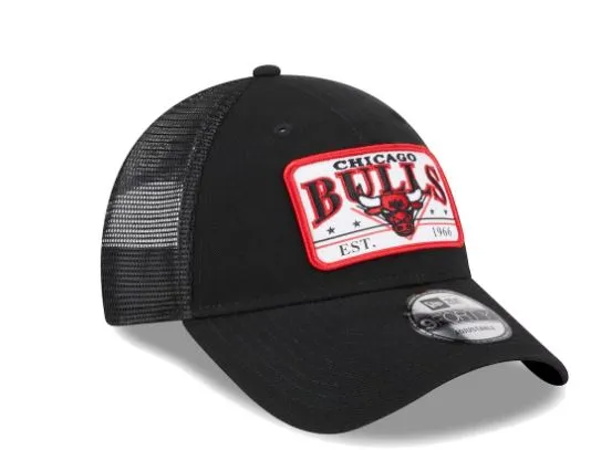 NBA Plate Oversized Patch Trucker 9FORTY Adjustable Hat