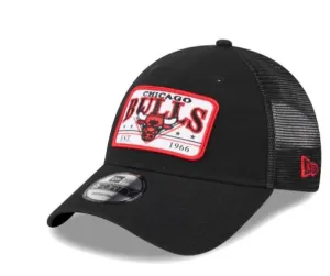 NBA Plate Oversized Patch Trucker 9FORTY Adjustable Hat