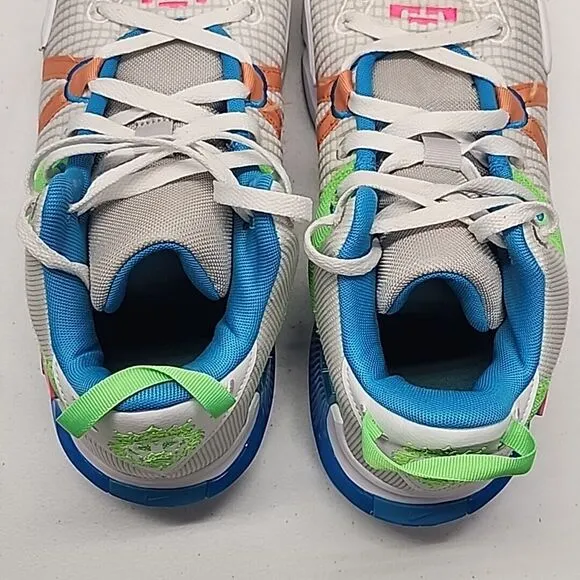 Nike LeBron Witness 7 Sneakers Grey Fog Hyper Pink DM1123-003 Trainers Size 10