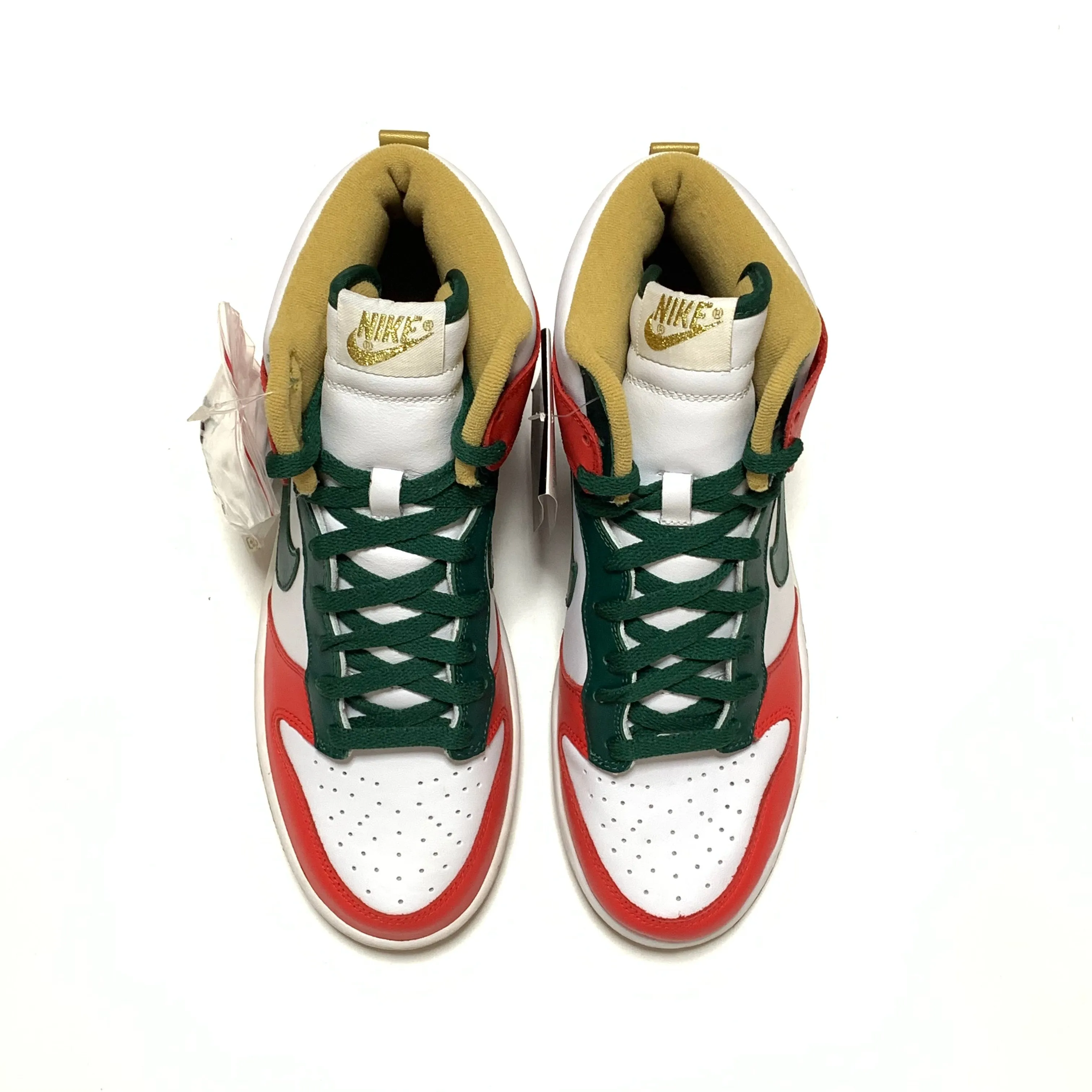 NIKE WMNS DUNK HIGH DARK CYPRESS PIMENTO