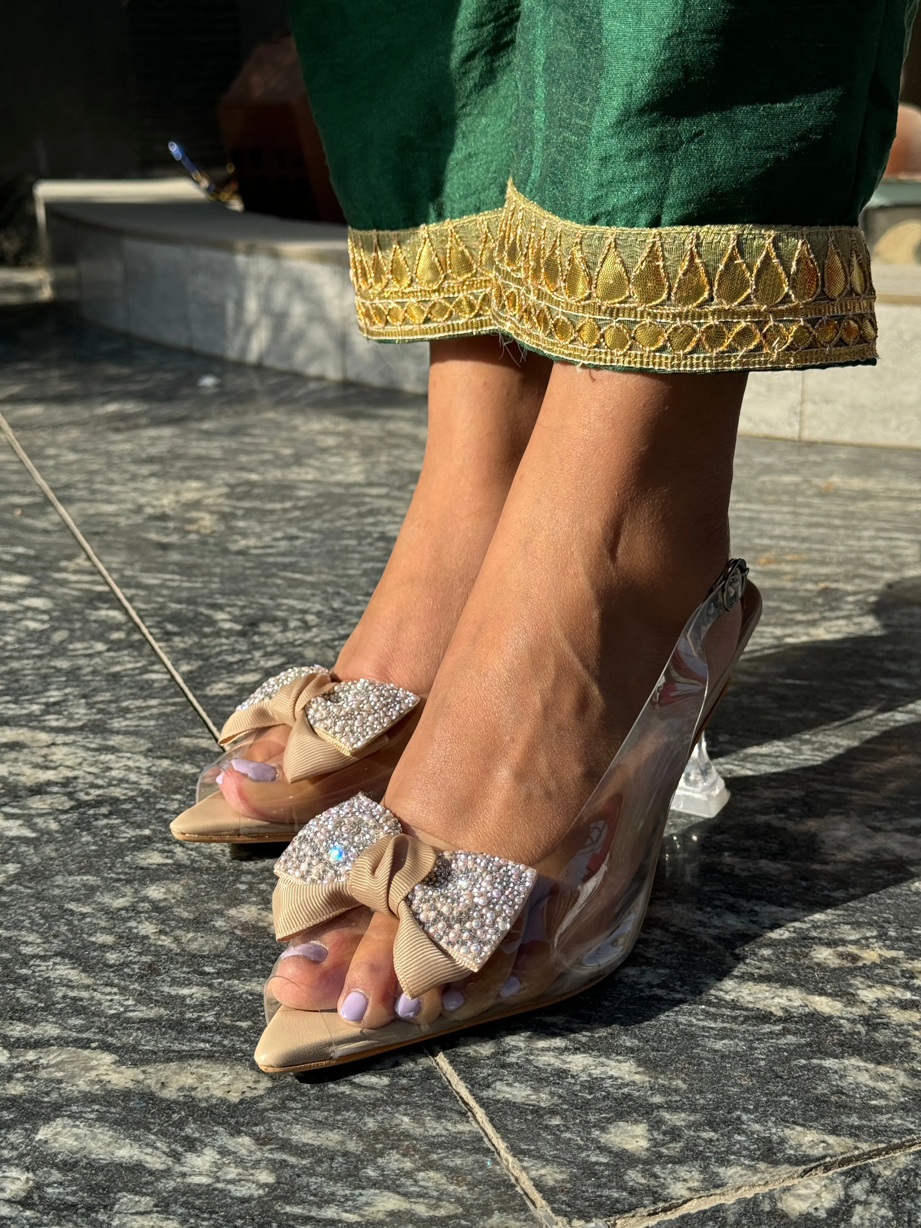 Nude Beige Pumps