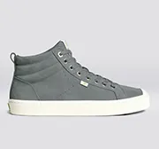 OCA High Charcoal Grey Suede Sneaker Men