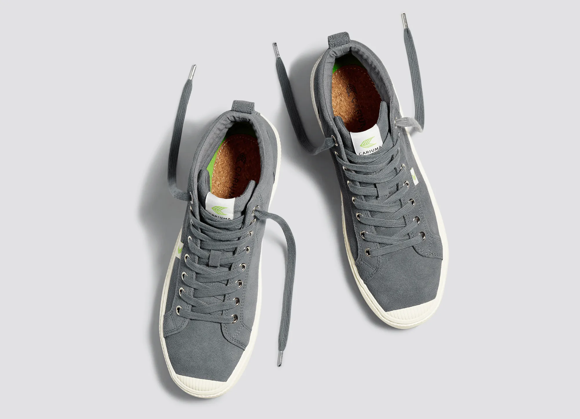 OCA High Charcoal Grey Suede Sneaker Men