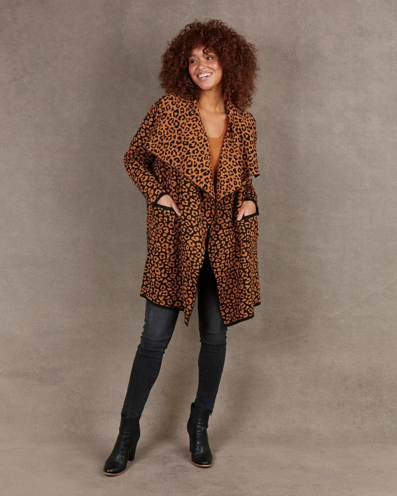 Ochre Pilbara Waterfall Cardigan