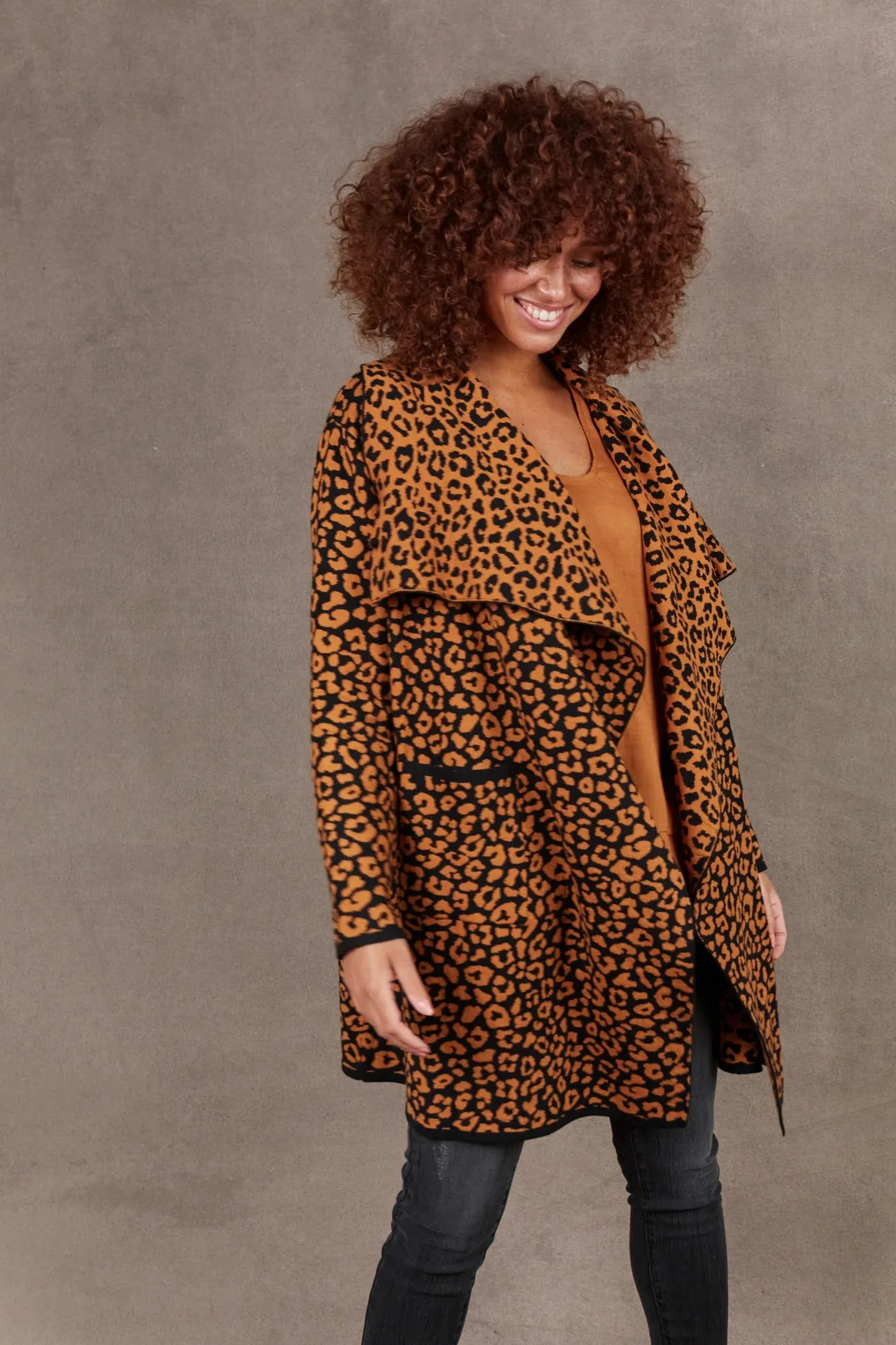 Ochre Pilbara Waterfall Cardigan