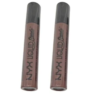 Pack of 2 NYX Liquid Suede Cream Lipstick, Brooklyn Thorn LSCL21