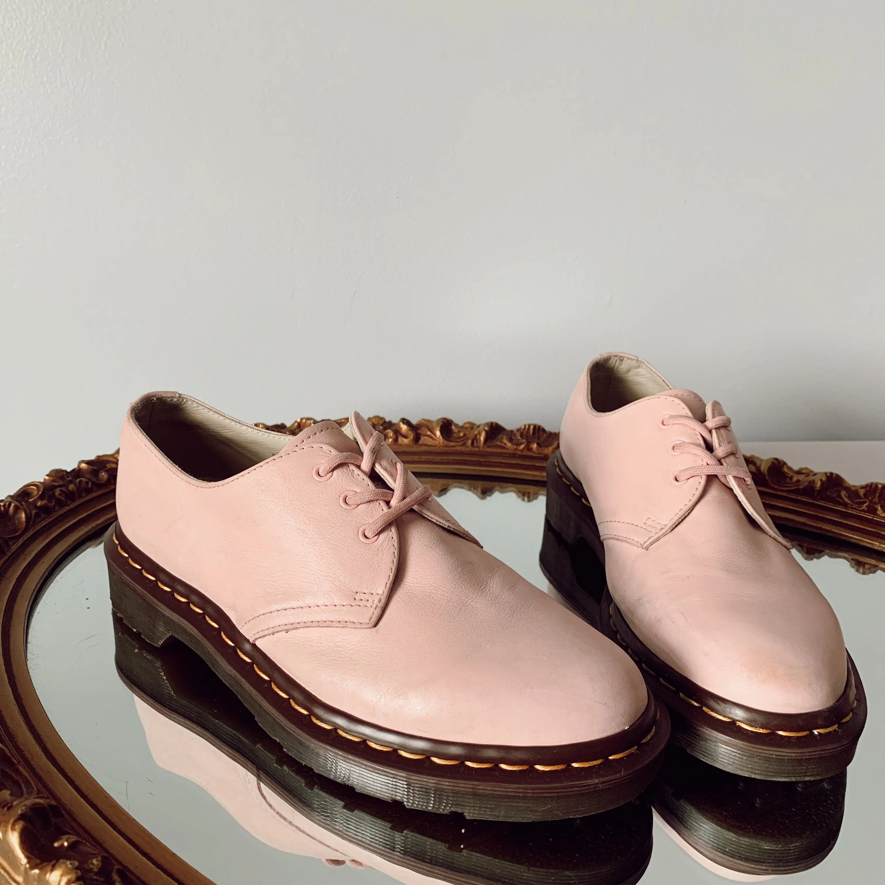 Pastel Pink Oxfords