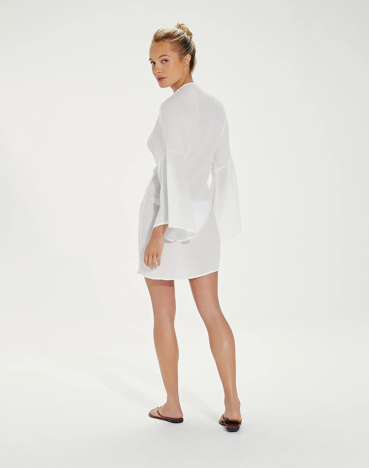 Perola Short Cover Up - Off White