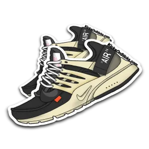 Presto Off-White "Black/Muslin" Sneaker Sticker